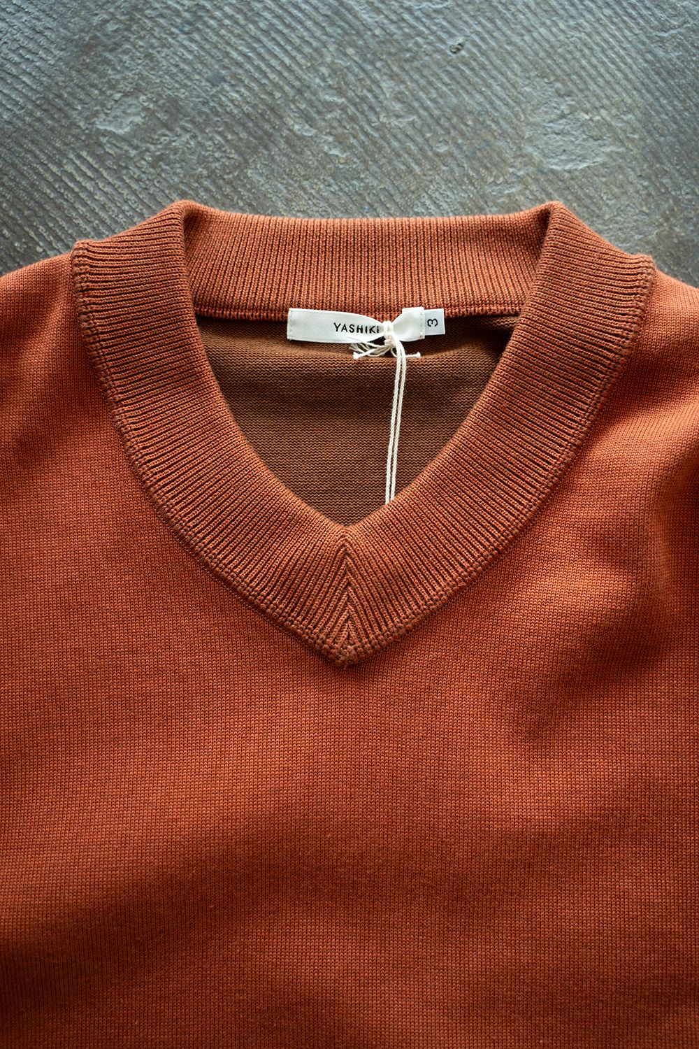【ラスト1点】【24AW】Ryoshu V Neck Knit(ORANGE)