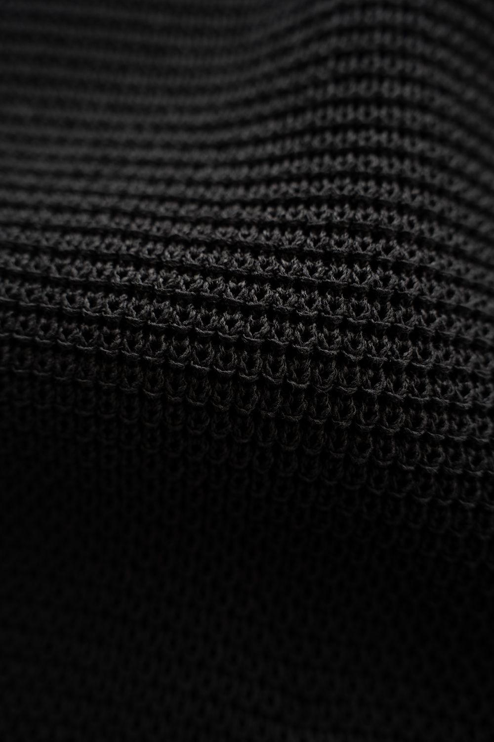 【26SS】和紙混7Gニットブルゾン(INK BLACK)
