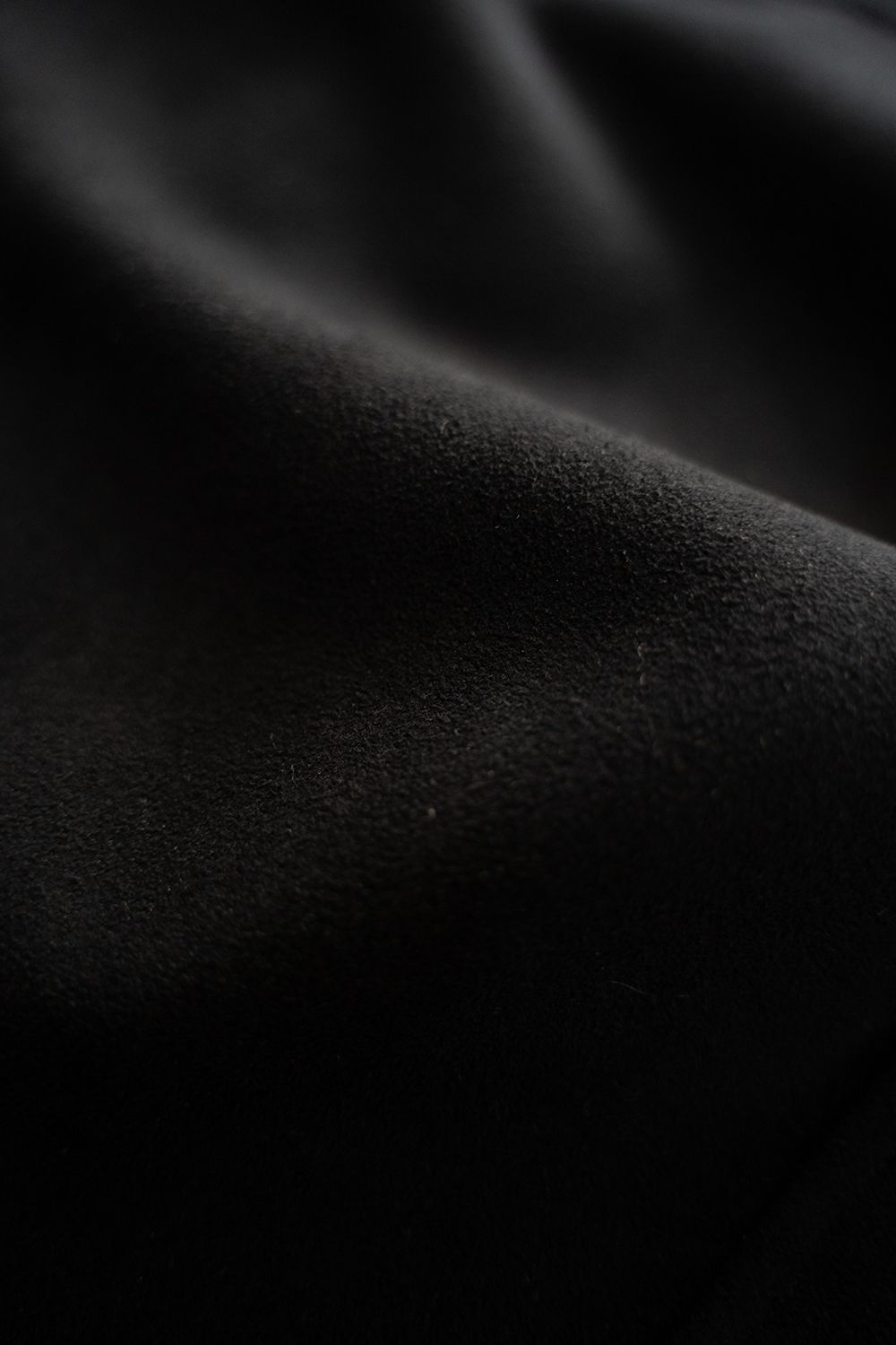 【ラスト1点】【25AW】フェイクスウェードシャツブルゾン(INK BLACK)