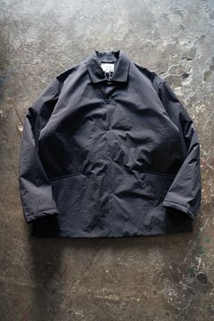 【ラスト1点】【24AW】シンサレートシャツブルゾン(NAVY)