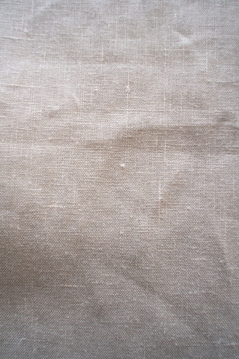 【ラスト1点】【22SS】French Linen L/S Shirt/フレンチリネンロングスリーブシャツ(ECRU)