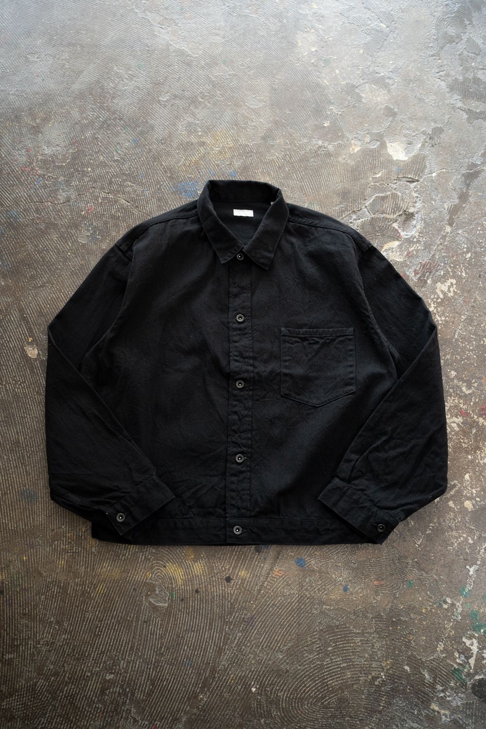 【ラスト1点】【25AW】Black Twill Blouson(BLACK)