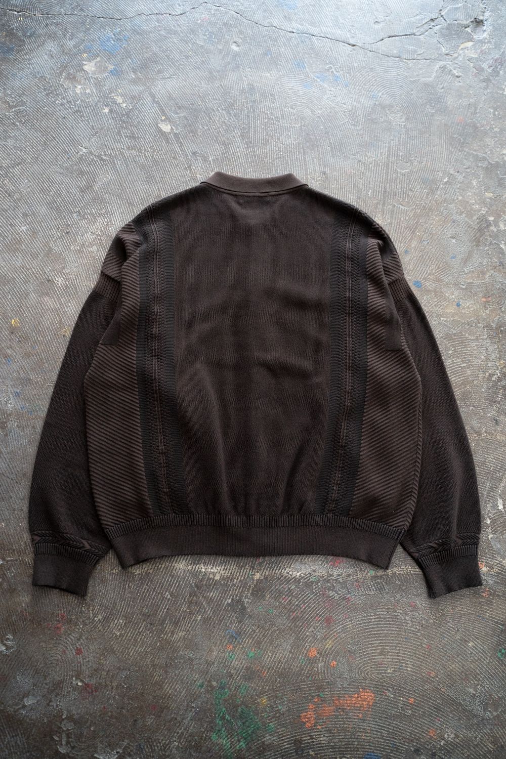【26SS】Kokuu Collar Cardigan(BROWN)