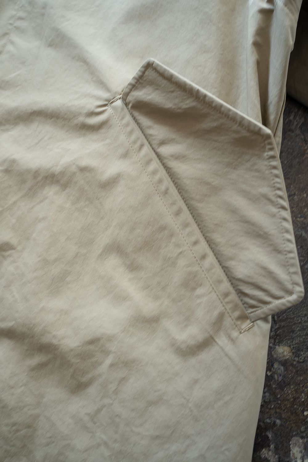 【ラスト1点】【24SS】ライナー脱着スタンドカラーコート(BEIGE)
