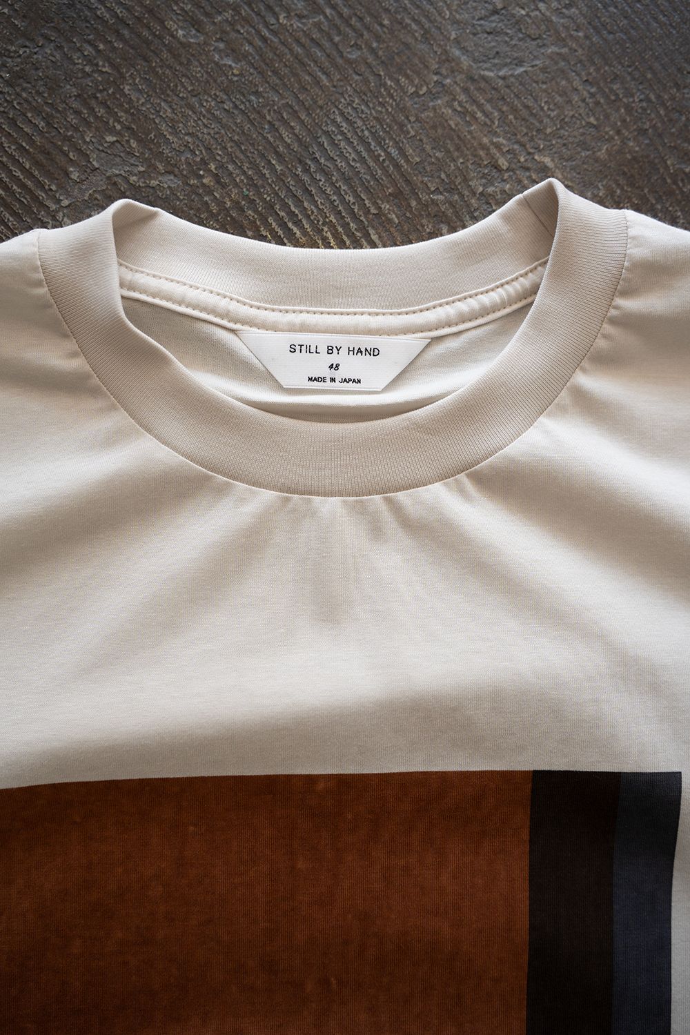 【26SS】シルクスクリーンプリントTシャツ(LIGHT BEIGE)