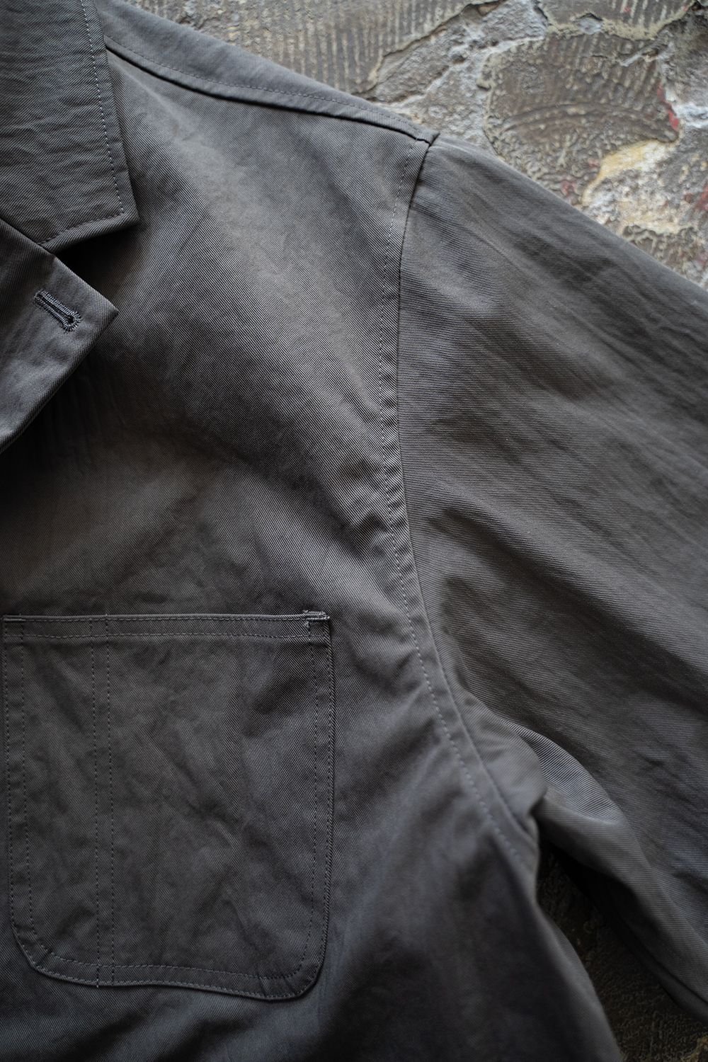 【ラスト1点】【24AW】Nylon Coverall Jacket(GRAY)