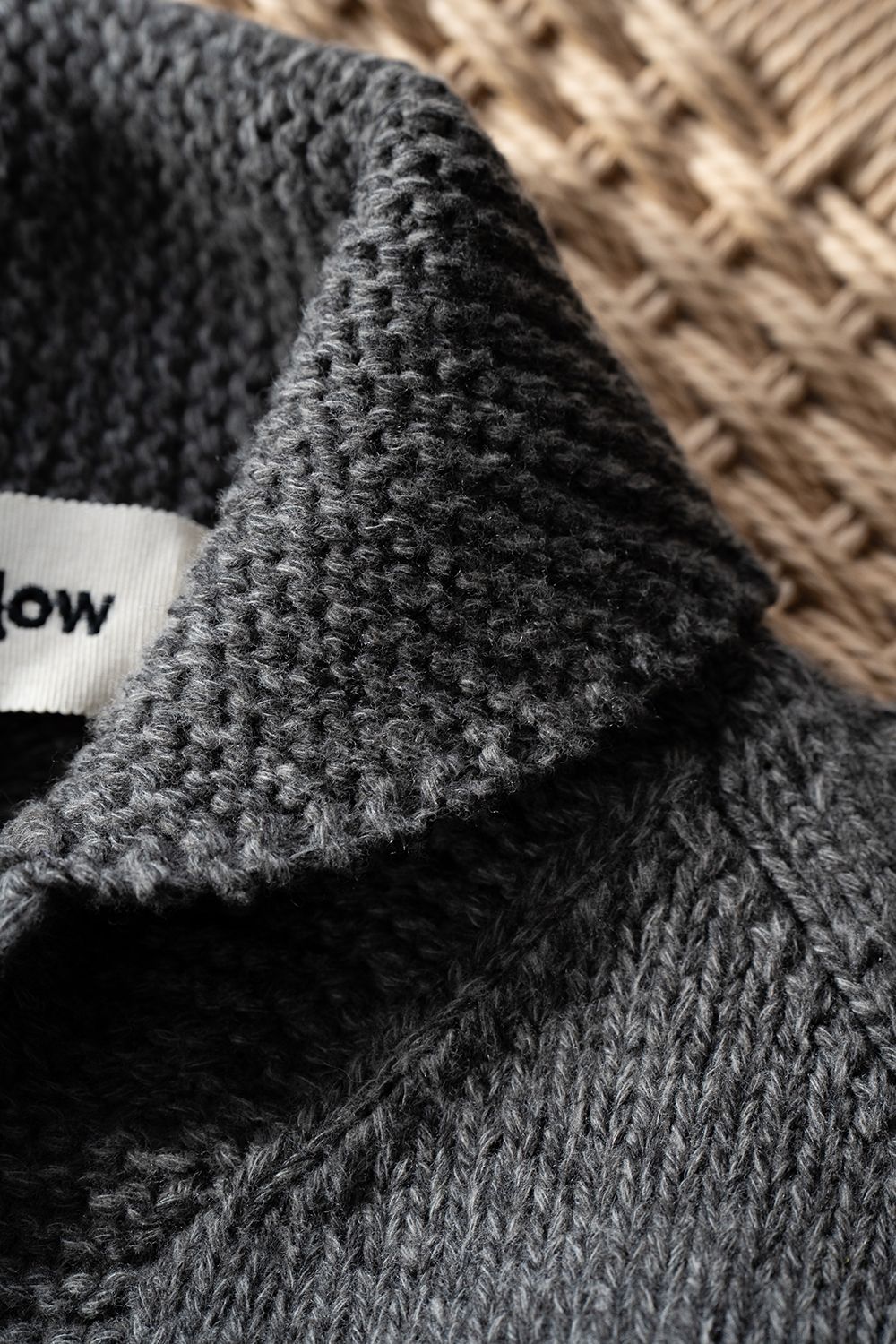【Sサイズ】Cotton/Papar/Wool HAND KNITTING cowichan sweater(KURE)