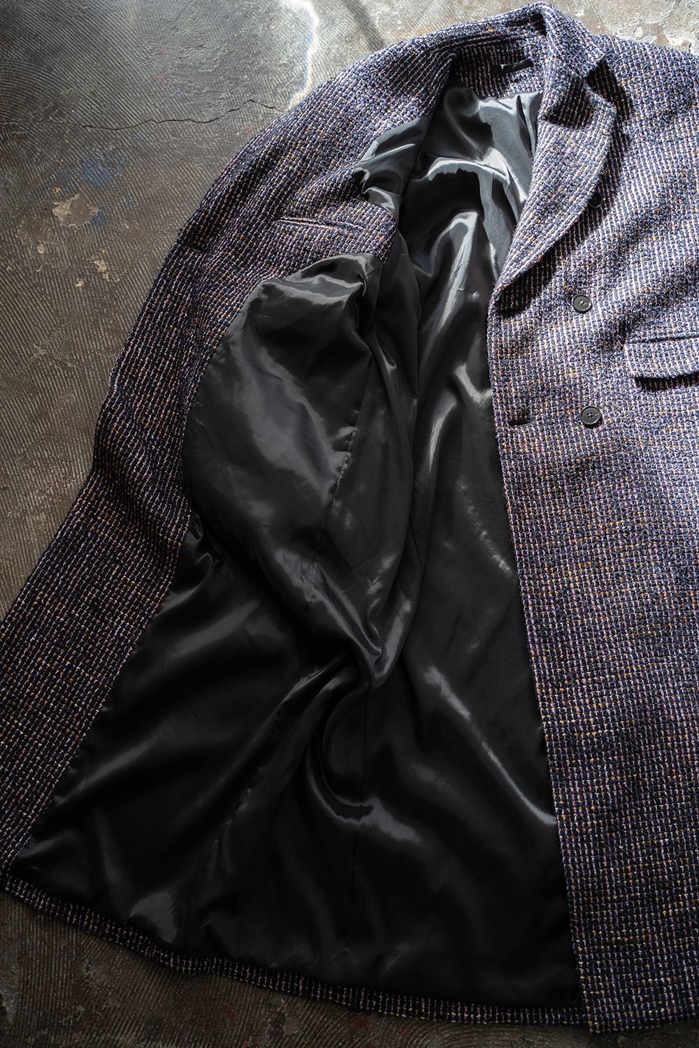 【ラスト1点】【24AW】Loop Tweed Extreme Over Coat/ループツイードエクストリームオーバーコート(PURPLE)