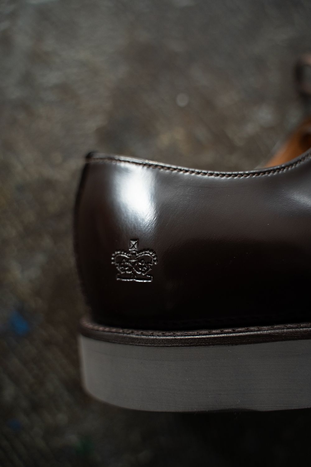【定番人気】Military Derby Shoe(EBONY BROWN)【No.1128】