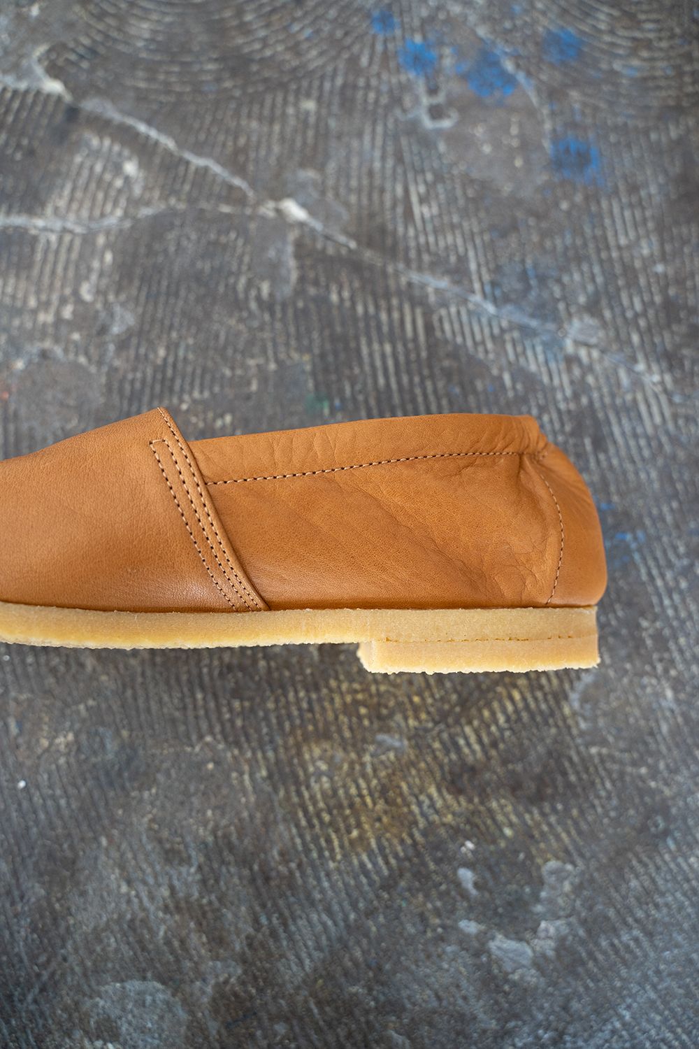 【ラスト1点】ノンクロムレザースリッポン(CAMEL)