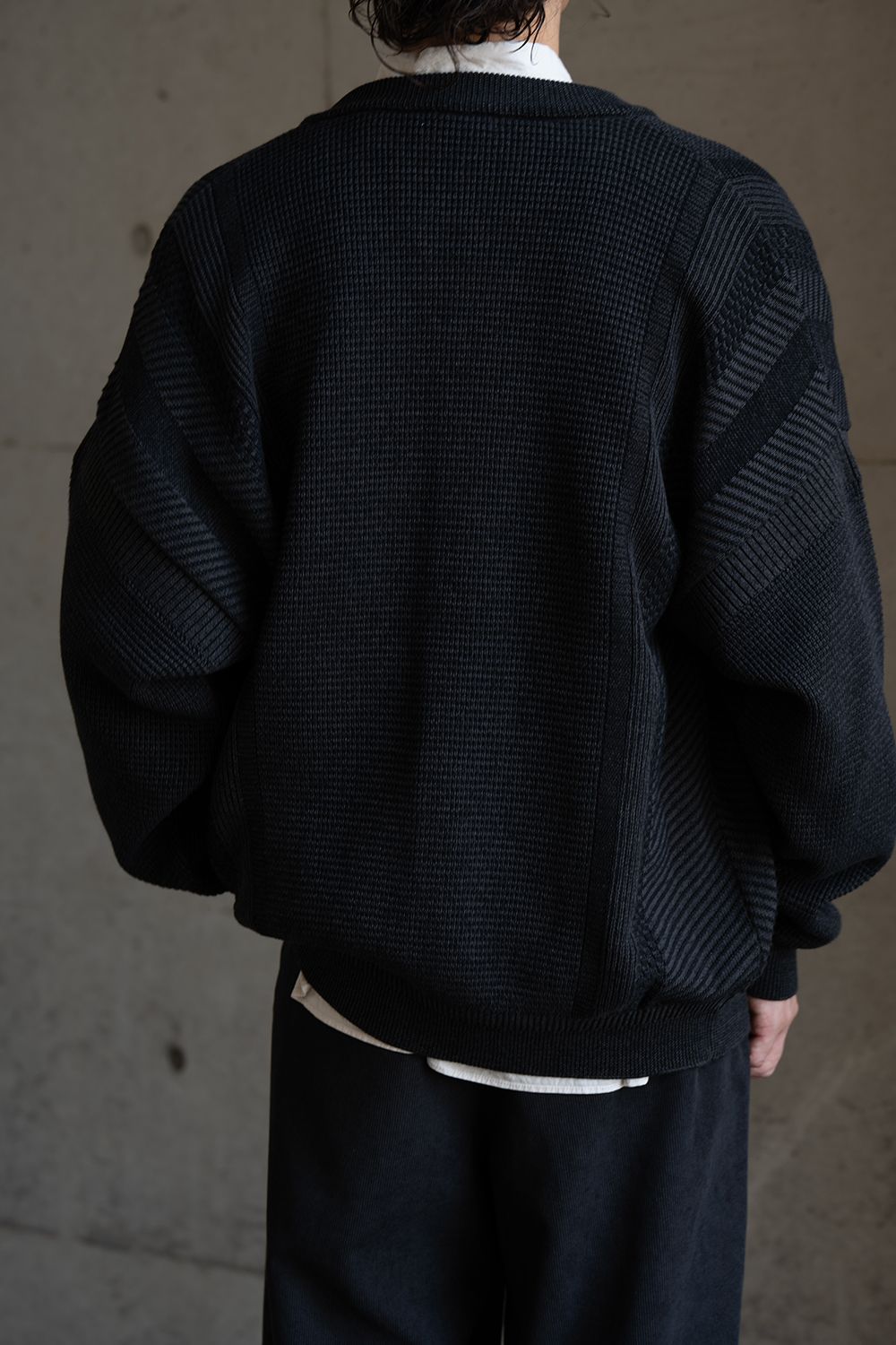 【26AW】Shinryo Cardigan(BLACK)