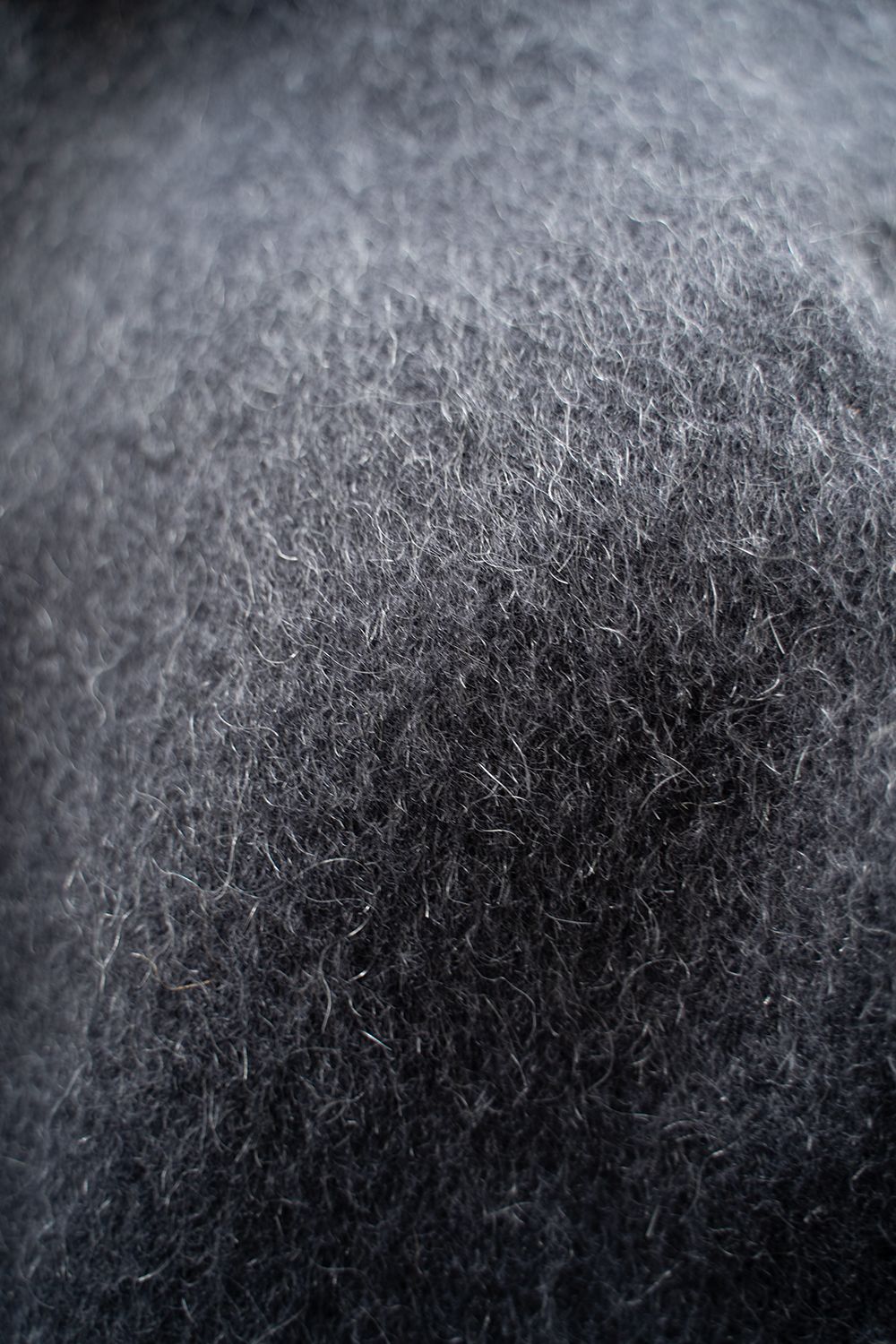 【25AW】Mohair Shaggy Zip Jacket/モヘアシャギージップジャケット(CHARCOAL)
