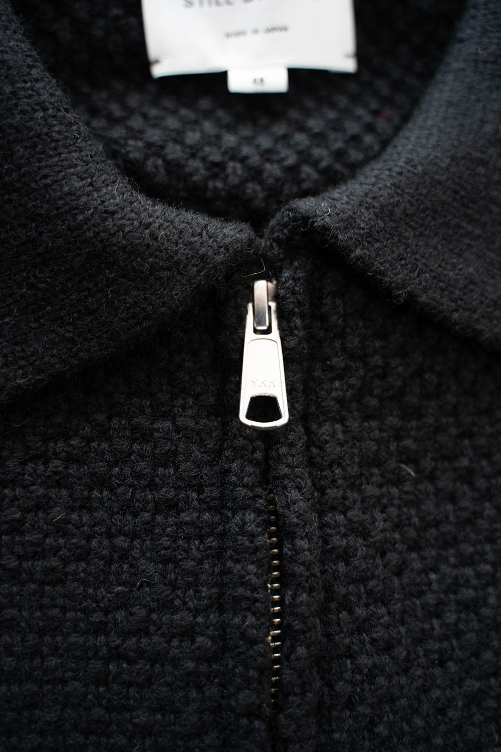 【25AW】5Gニットジップブルゾン(BLACK)