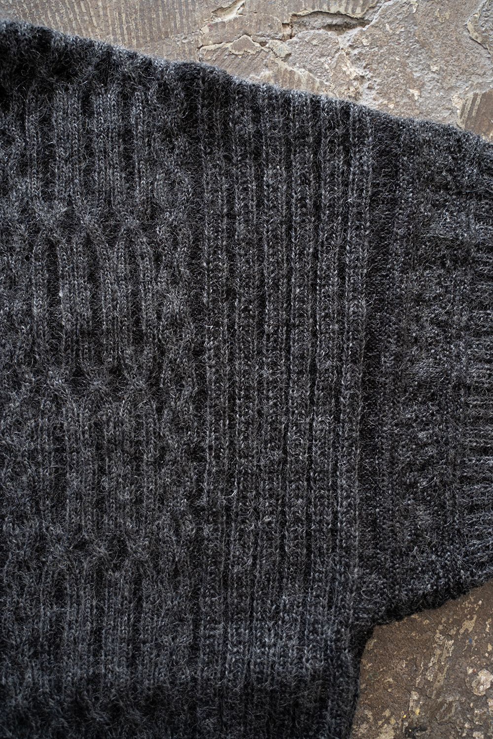 【25AW】Sekkei Mohair Knit(BLACK)