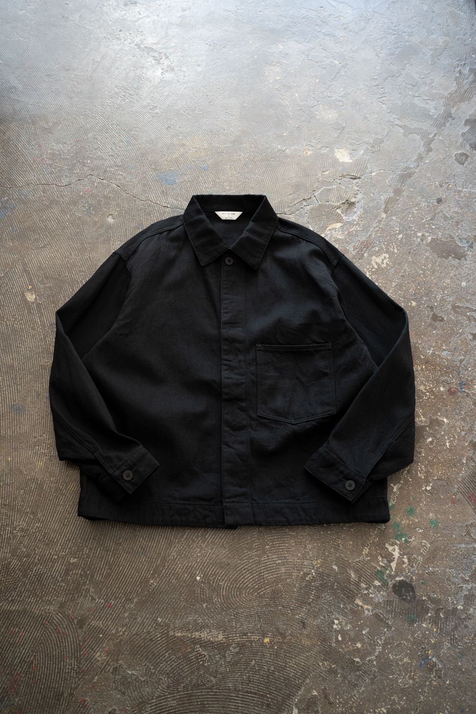 【25AW】12ozデニムブルゾン(BLACK)