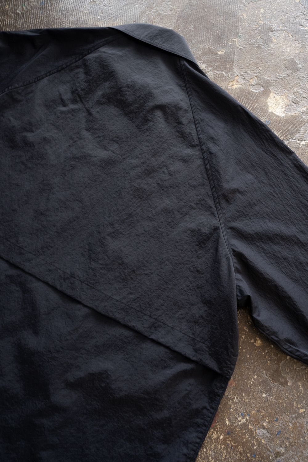 【ラスト1点】【25AW】ナイロンハーフコート(DARK NAVY)