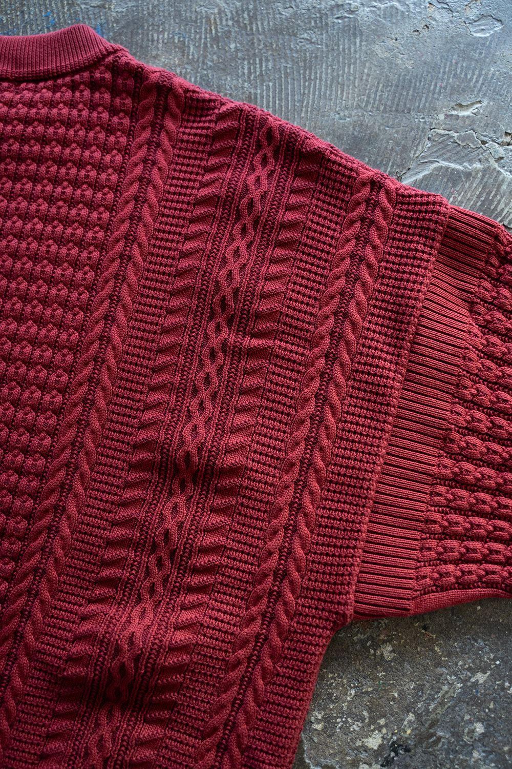 【ラスト1点】Honami Knit(BURGUNDY)