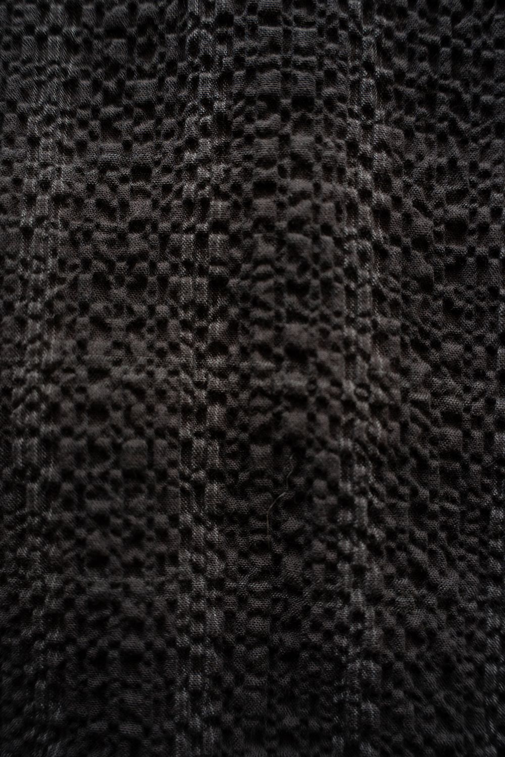 【ラスト1点】【26SS】Overdyed Seersucker Check Shirt(GREY CHECK)