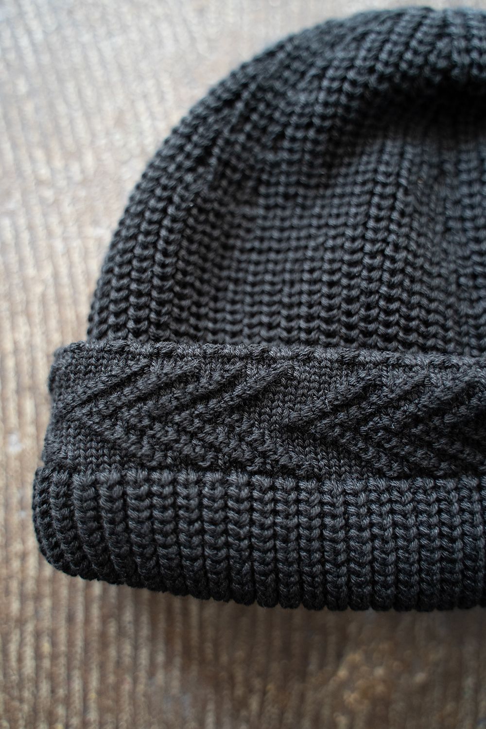 【23SS】Yagasuri Knit Cap(BLACK)