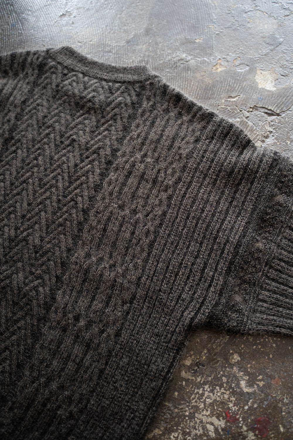【25AW】Sekkei Mohair Knit(BROWN)