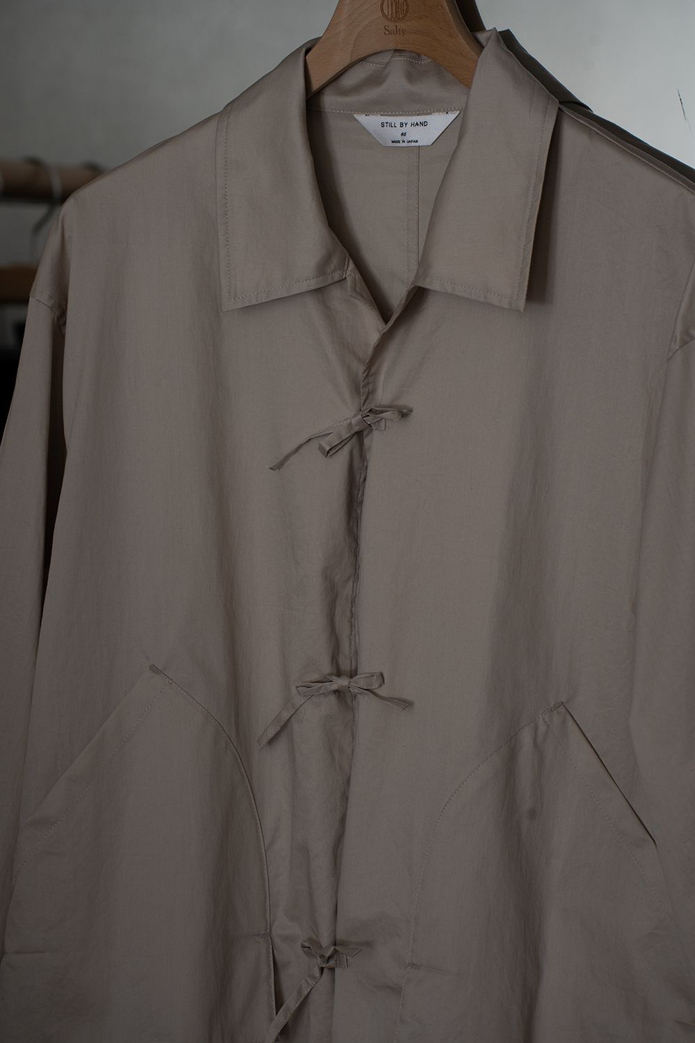 【26SS】コットンツイルシャツジャケット(PINK BEIGE)