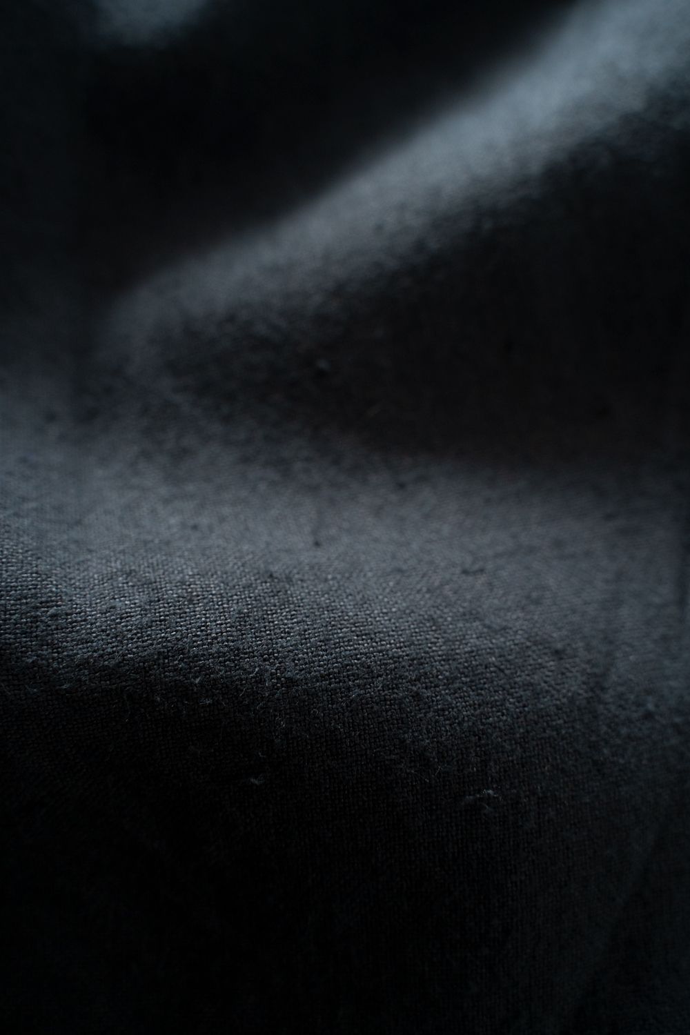 起毛大麻パンツ(墨黒)