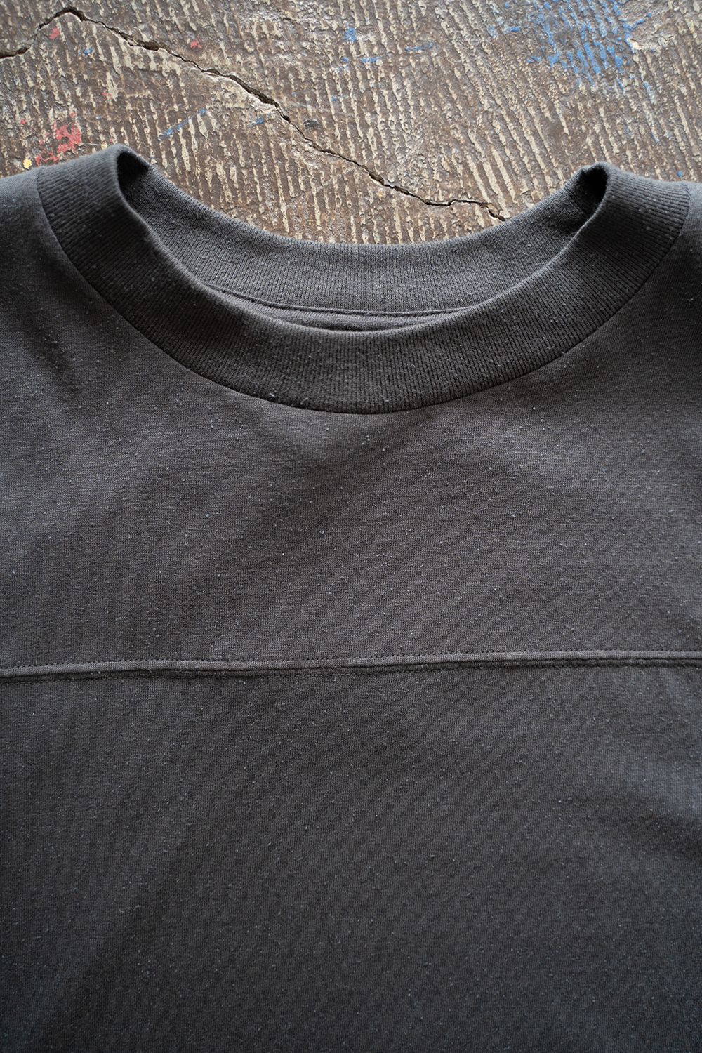【ラスト1点】【24SS】シルク混フットボールTシャツ(CHARCOAL)