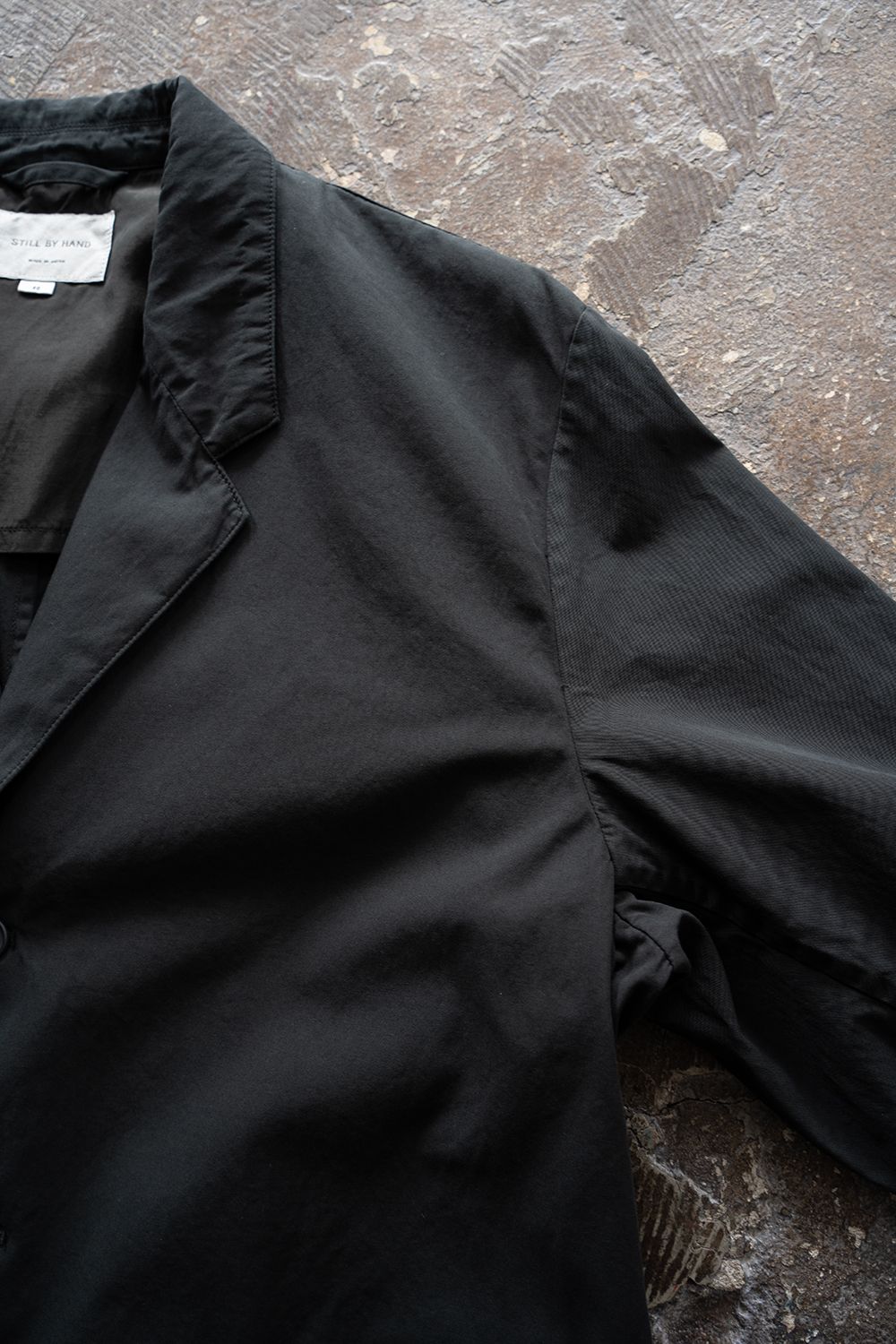 【ラスト1点】【26SS】ガーメントダイ3Bジャケット(INK BLACK)