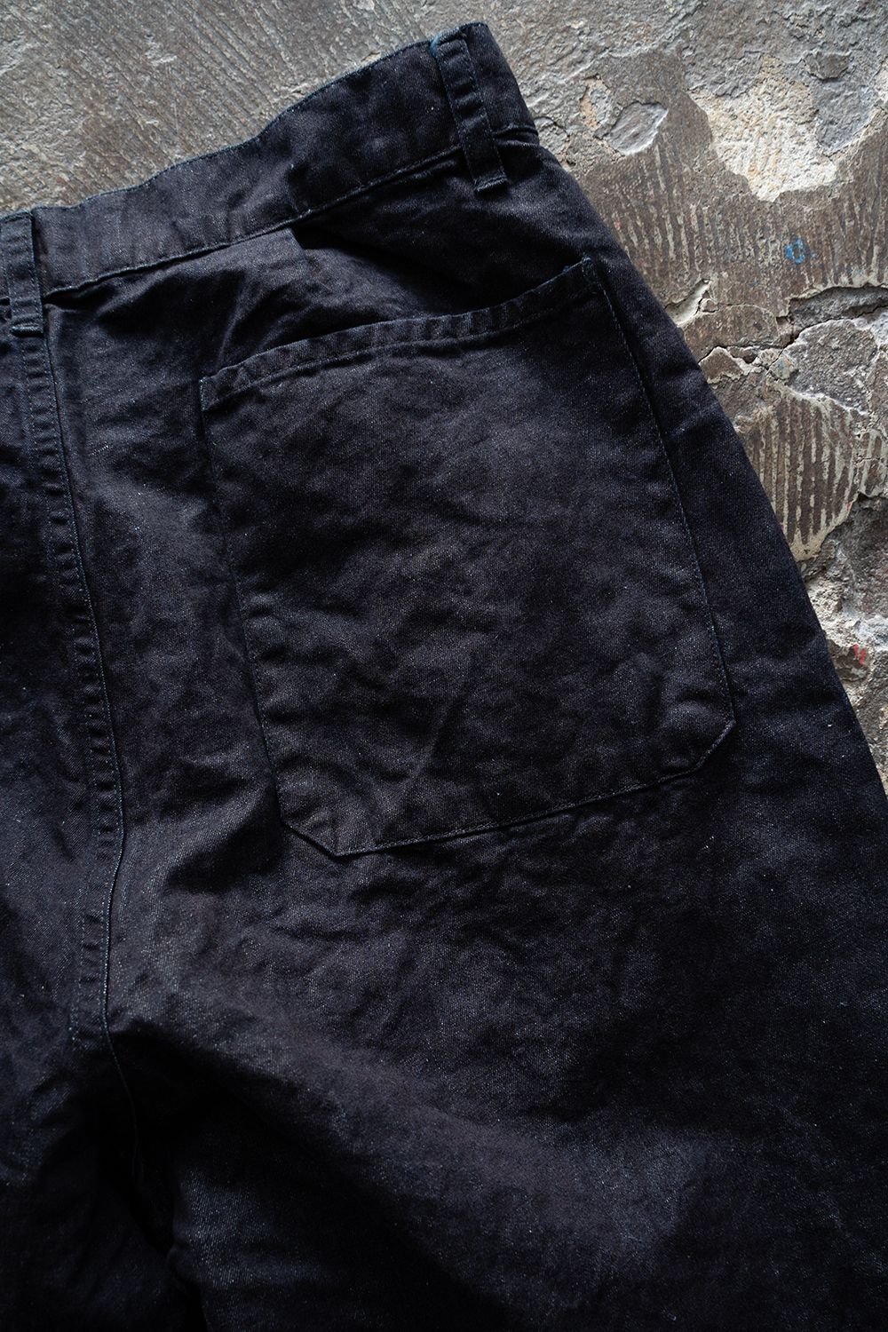 【26SS】8.5oz大麻混デニムワンタックパンツ(DARK NAVY)