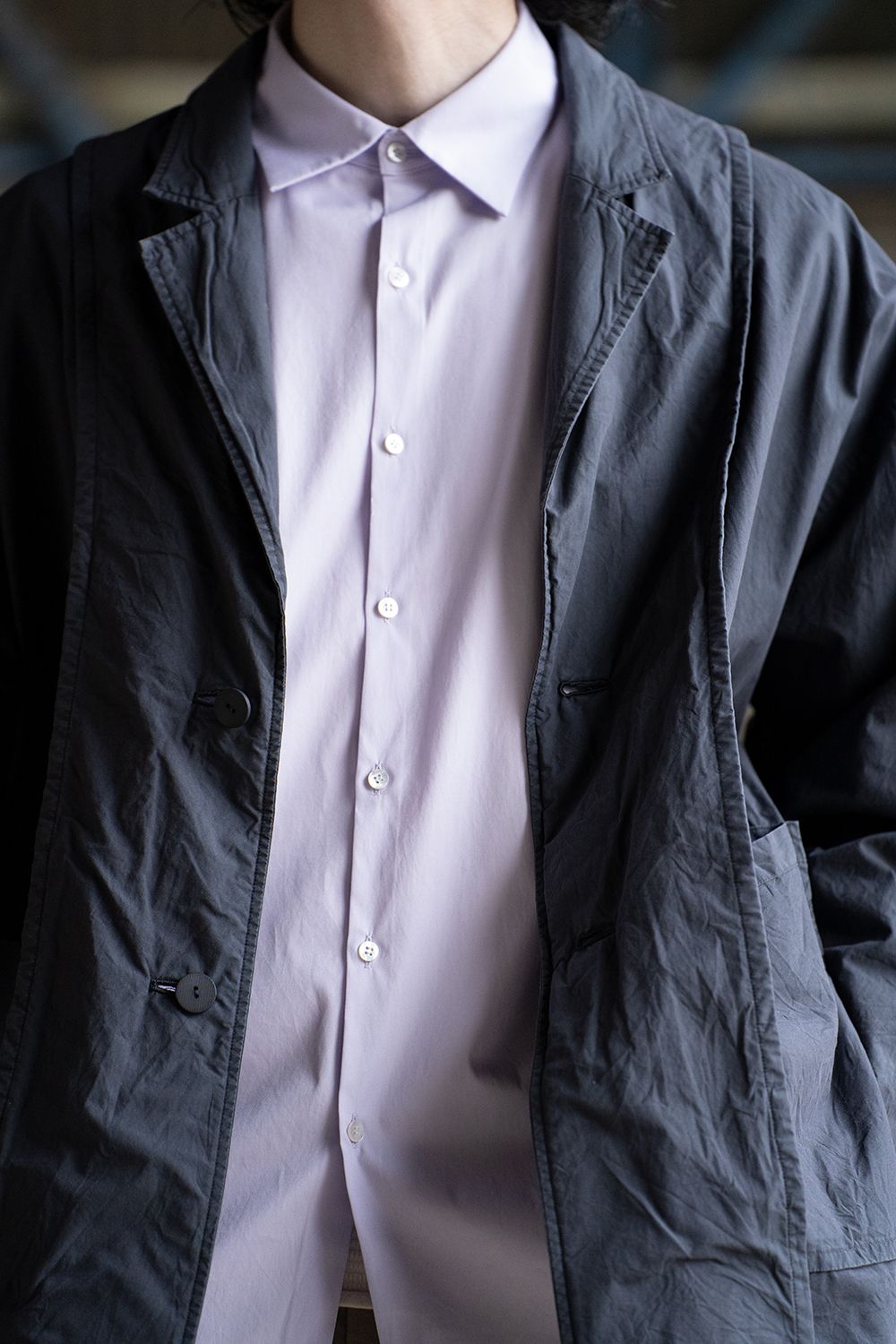 kontor - 【ラスト1点】【22SS】Reversible 2 Button Jacket(SLATE