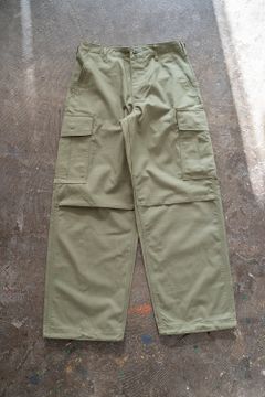【ラスト1点】【22SS】スビンコットンリップストップジャングルファティーグパンツ(OLIVE)