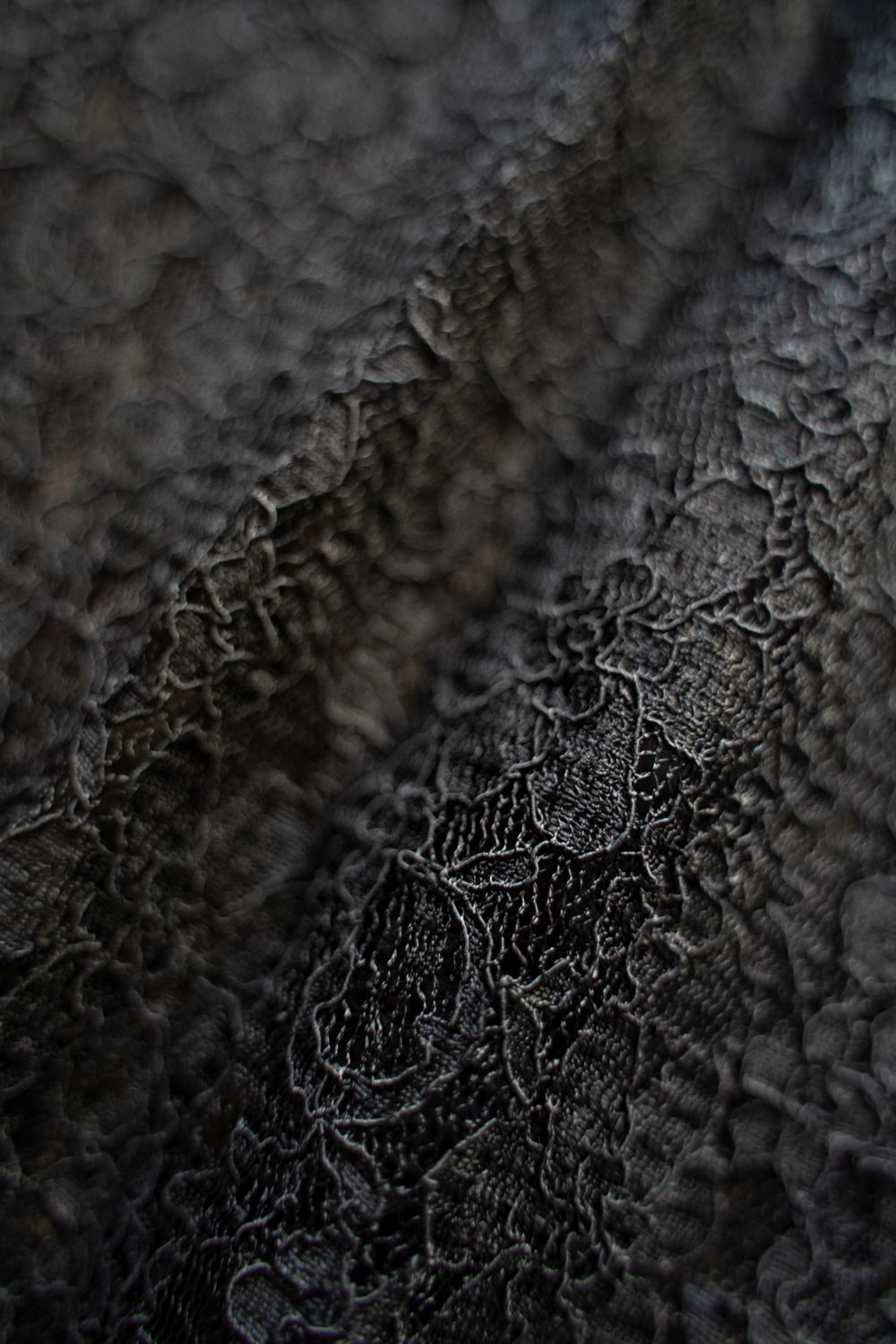 【25AW】Cord Lace L/S Shirt/コードレースロングスリーブシャツ(BLACK)