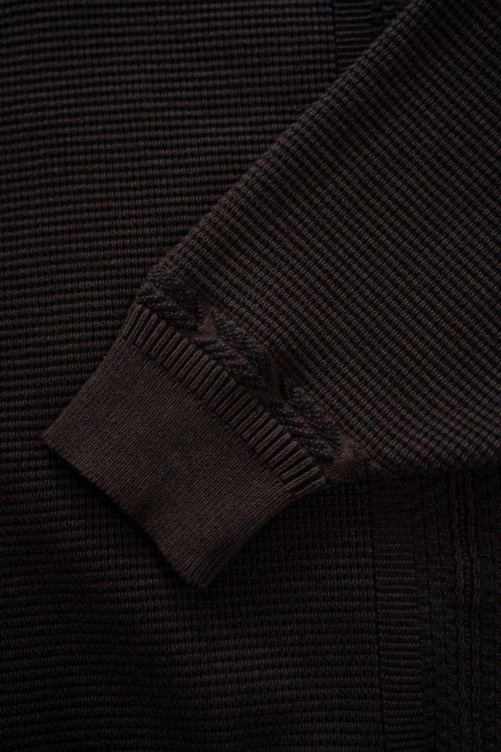 【26AW】Akisame Knit Polo(BROWN)