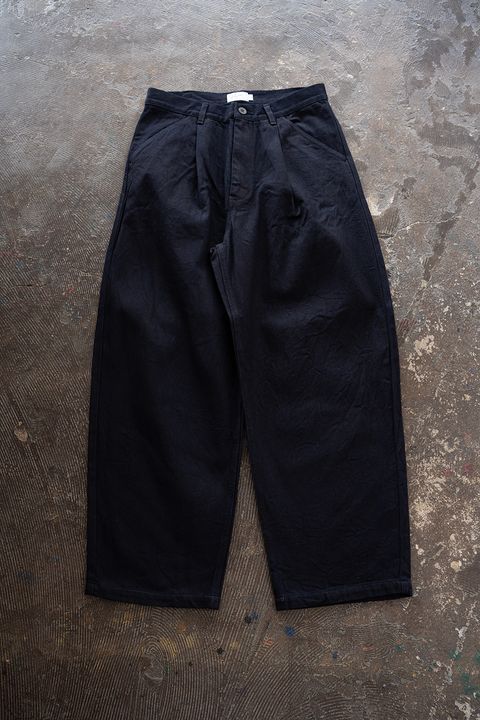 【26AW】12ozデニムディープタックパンツ(DARK NAVY)