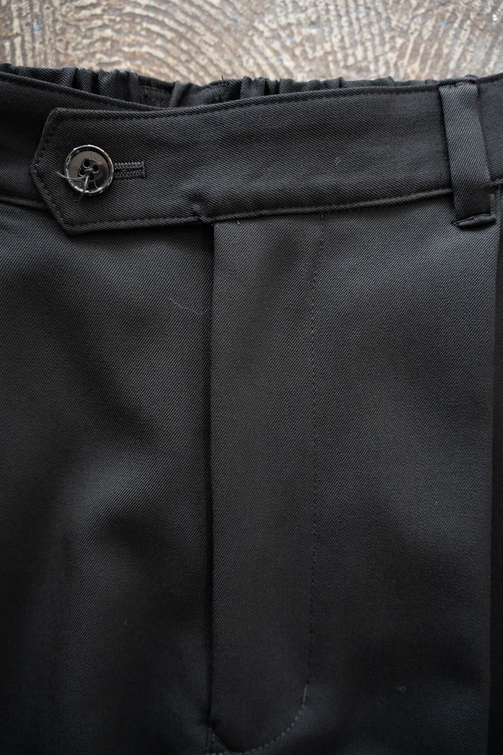 【26SS】2Tuck Wide Easy Pants/2タックワイドイージーパンツ(BLACK)