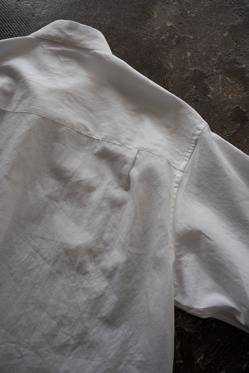 【26SS】コットンブロード半袖シャツ(WHITE)