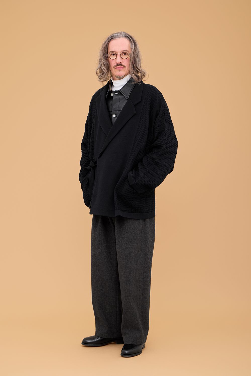 【26AW】Akigumo Knit Jacket(BLACK)