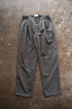 【ラスト1点】【24AW】ウール4タックイージーパンツ(GRAY)