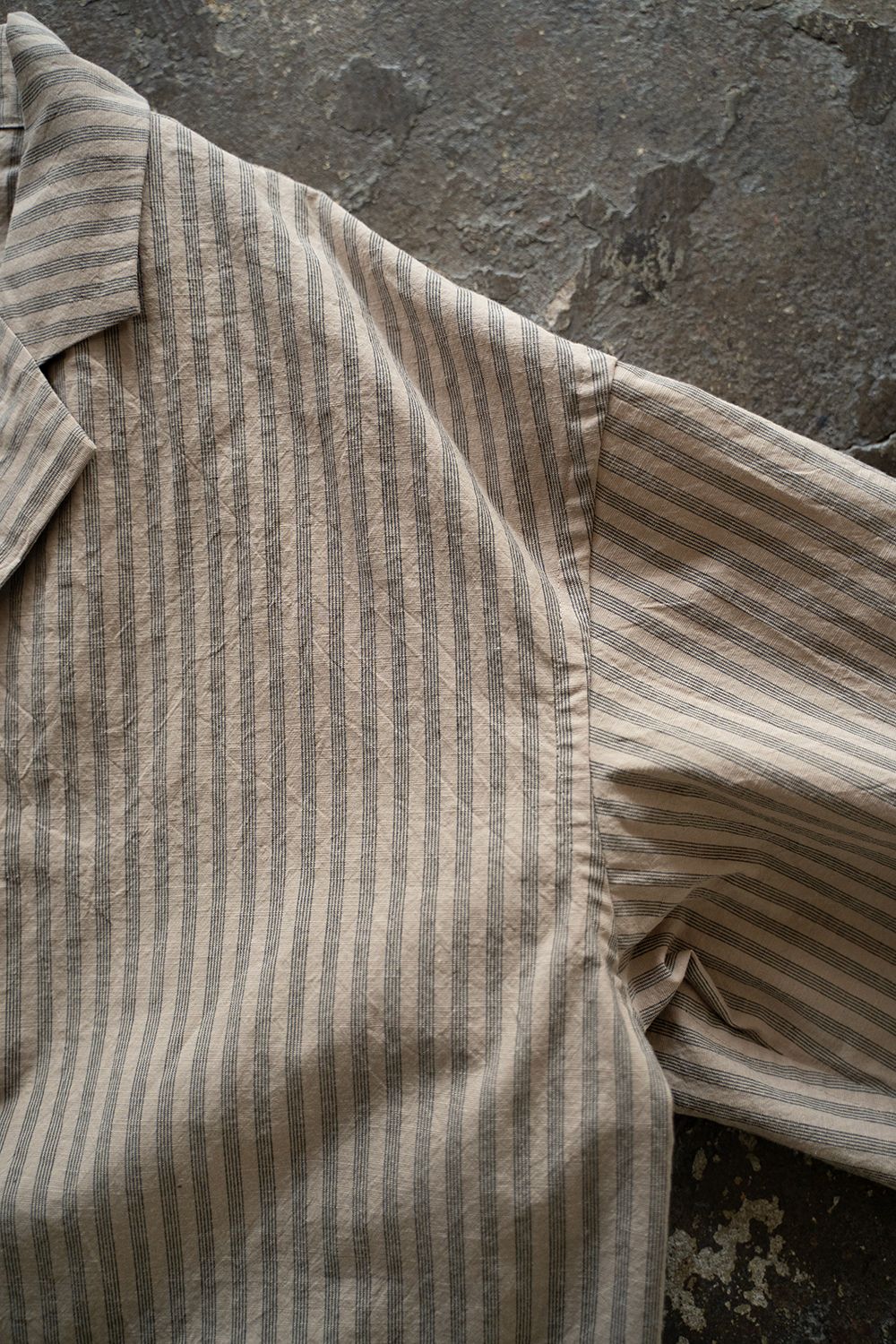 【25SS】"day"パジャマ【セットアップ】(Triple Stripe BEIGE)
