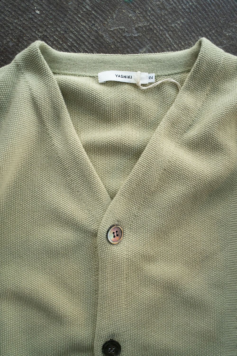 トップス yashiki Satoyuki Cardigan(MINT GREEN) YASHIKI - 【ラスト1点】Satoyuki Cardigan(MINT GREEN) | Salty