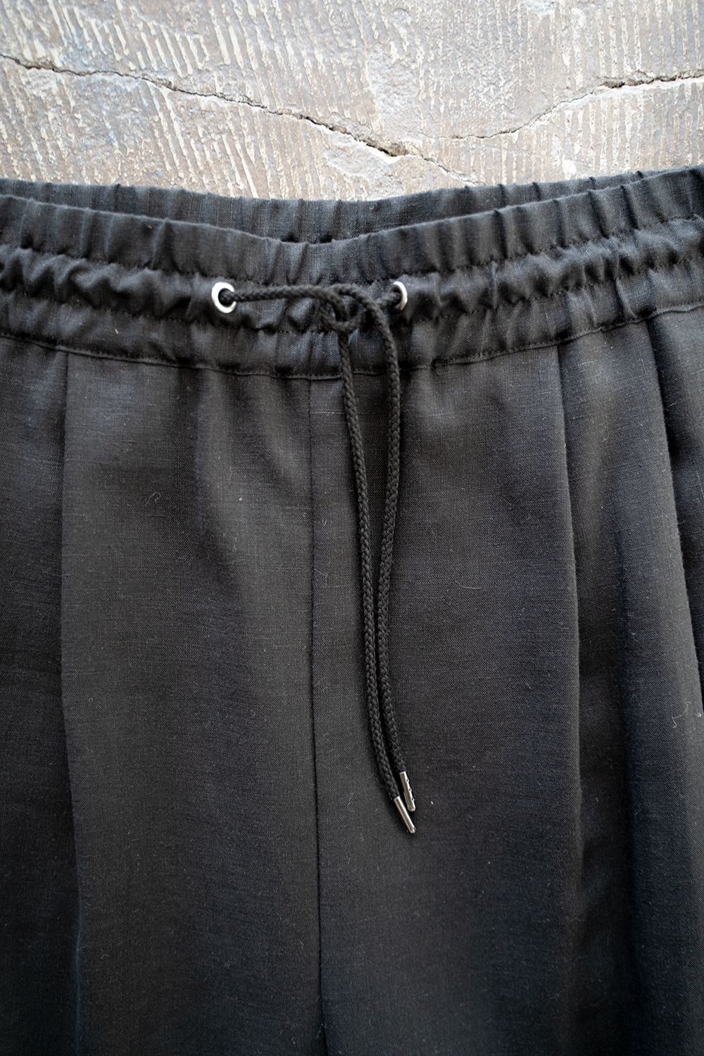 【ラスト1点】【22SS】French Linen Easy Pants/フレンチリネンイージーパンツ(BLACK)