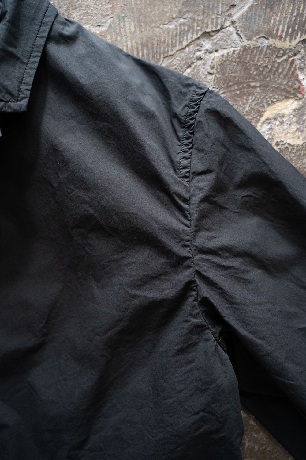 【ラスト1点】【25SS】ガーメントダイ2Bジャケット(INK BLACK)