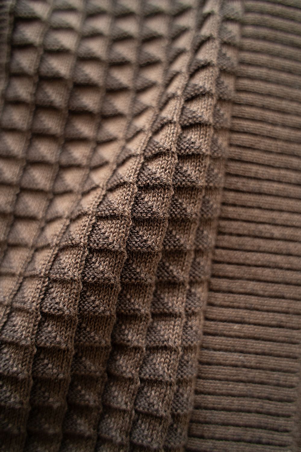【ラスト1点】【24SS】Ogawa Henley Knit(BROWN)
