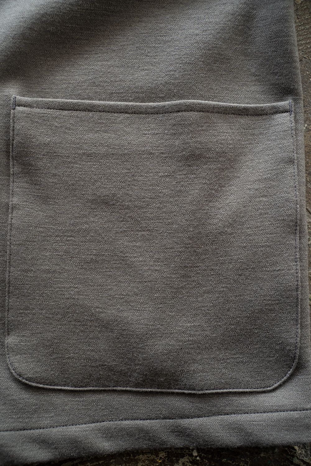 【25AW】ウールジャージーダブルジャケット(GREIGE)