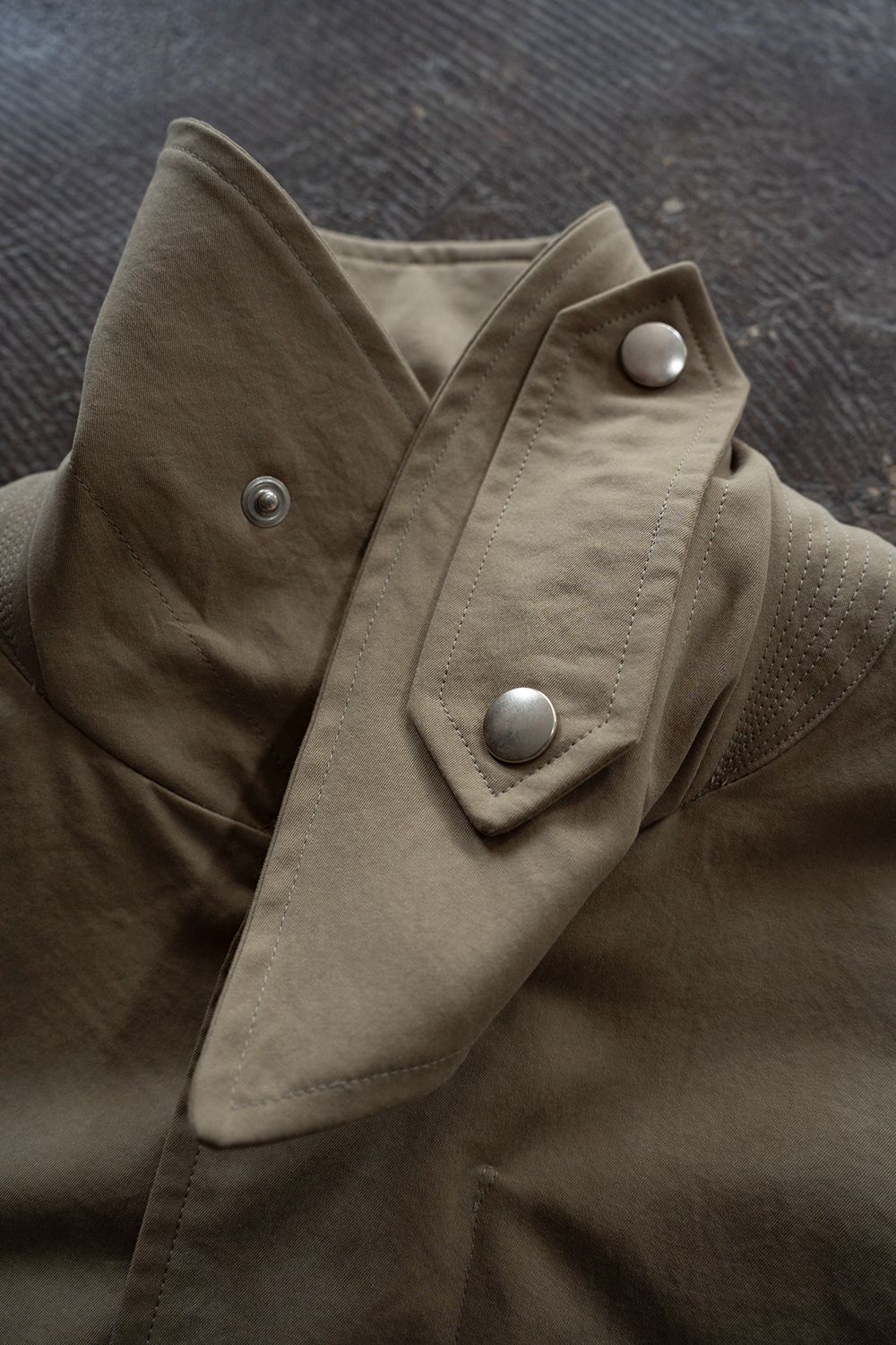 【ラスト1点】【26AW】Cotton Twill Half Coat(BEIGE)