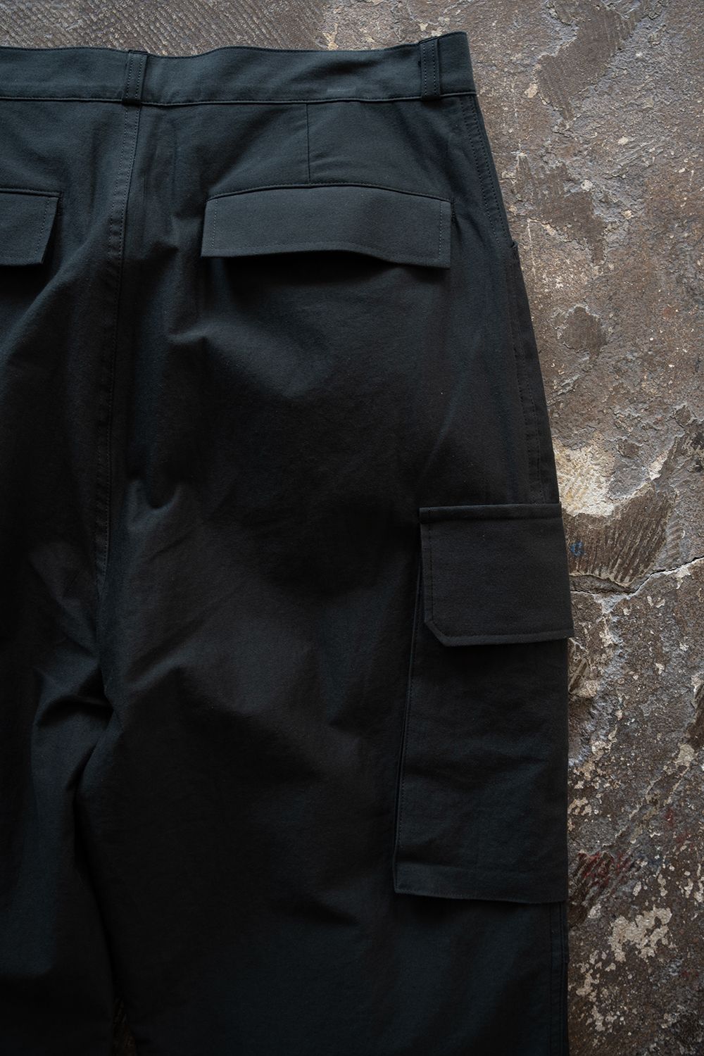 【26SS】コットンモールスキンカーゴパンツ(DARK GREEN)