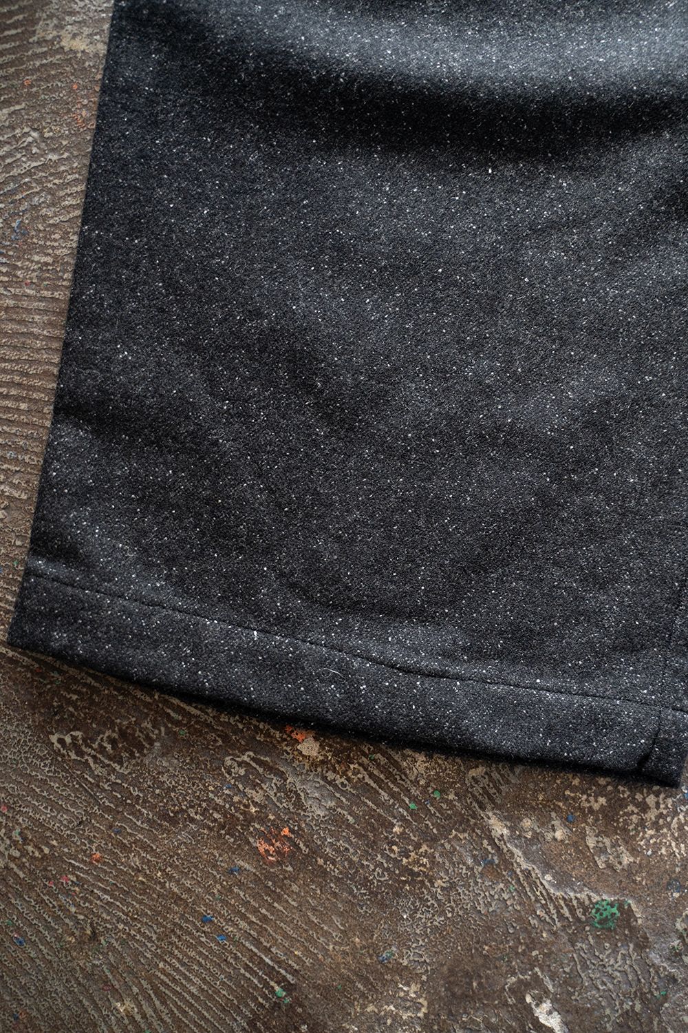 【ラスト1点】【24AW】5者混ネップツイードスラックス(CHARCOAL)
