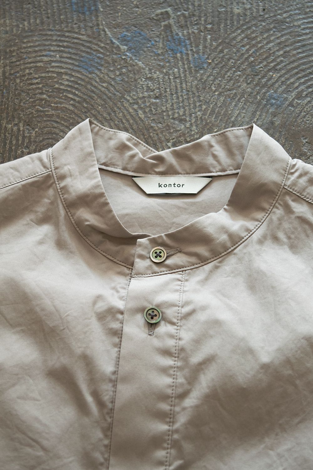 kontor - 【ラスト1点】【20AW】Pocket Vent Shirt(BEIGE) | Salty