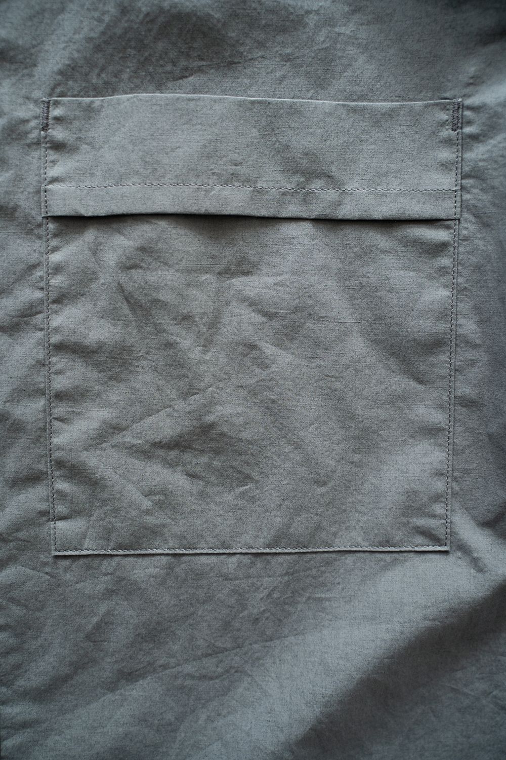 【ラスト1点】【23SS】半袖タイプライターレギュラーカラーシャツ(SLATE GRAY)