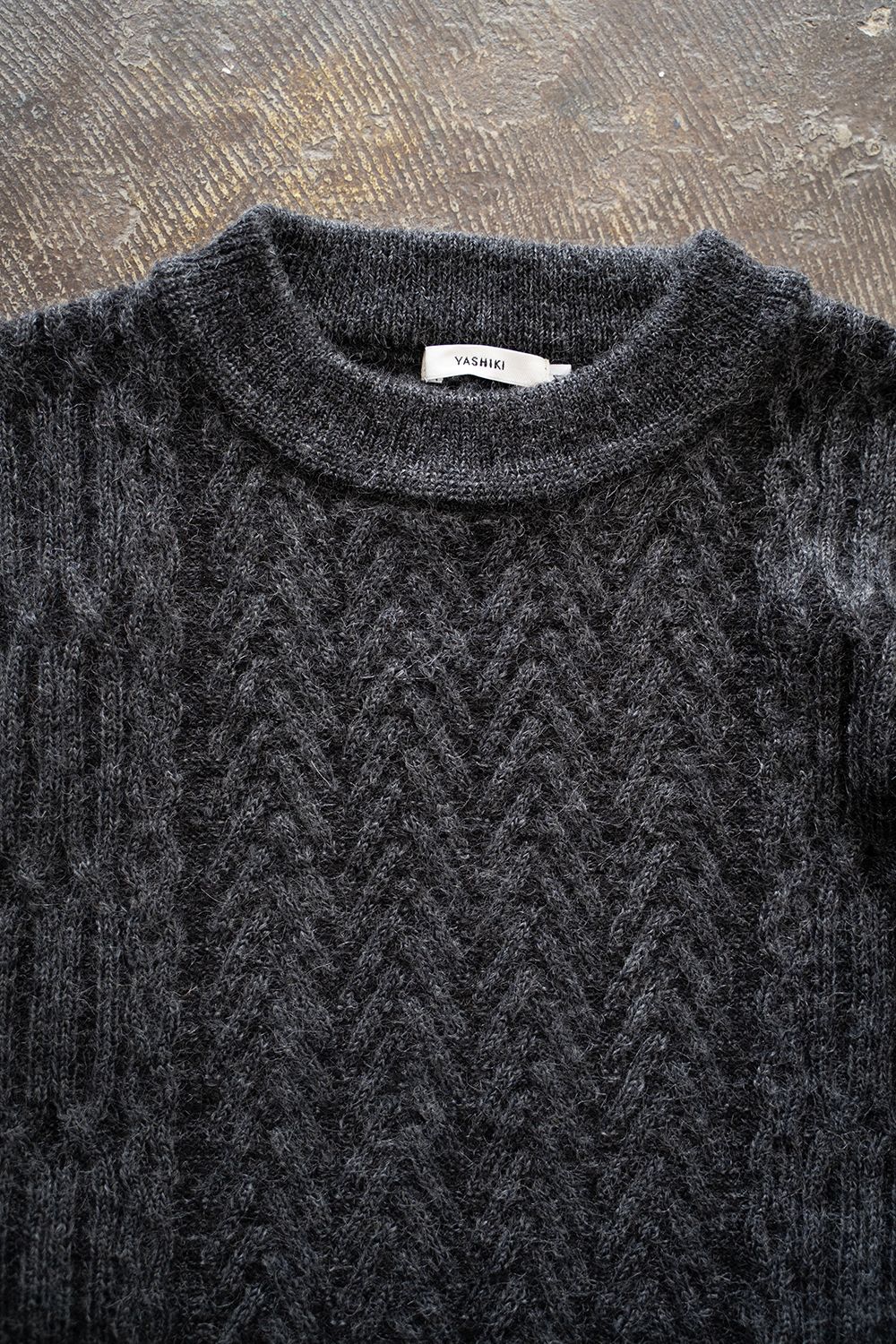 【25AW】Sekkei Mohair Knit(BLACK)